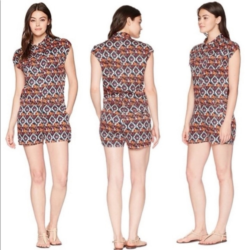 NWOT KAVU Freeland Ikat Romper - Medium